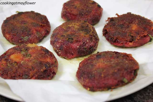 beetroot cutlet