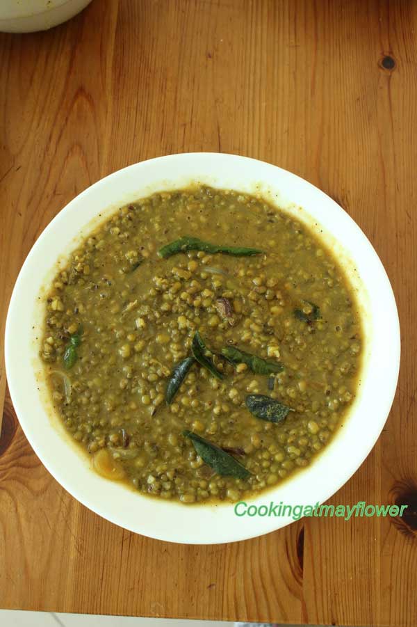 green moong dal curry recipe