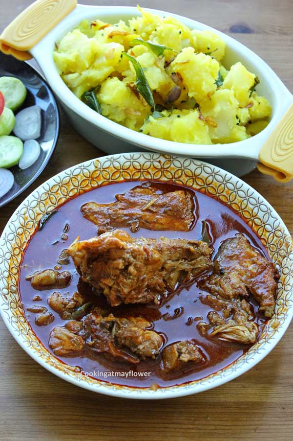 tapioca fish head curry