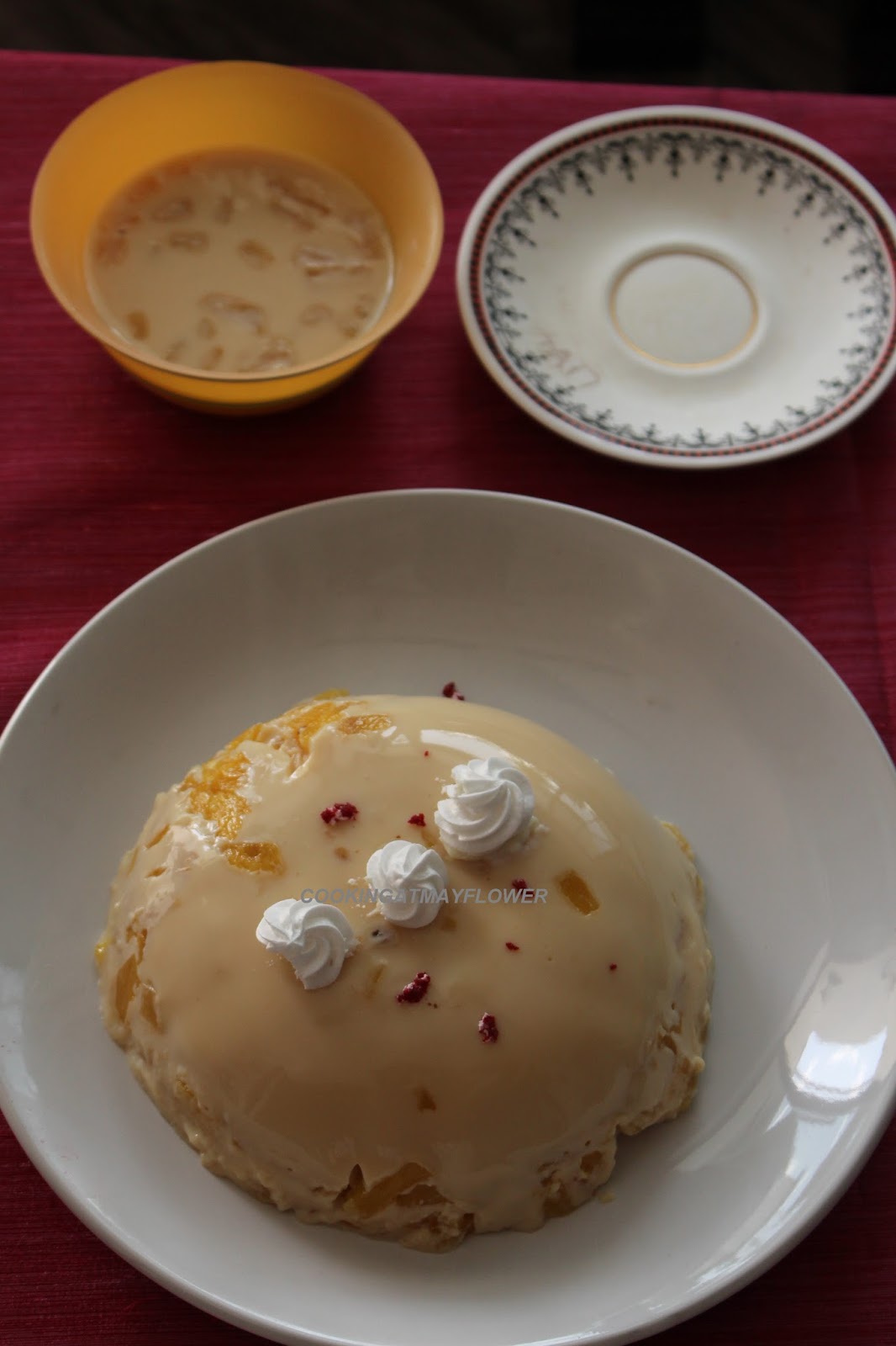 Pineapple Pudding / Pineapple china grass pudding - Cooking at Mayflower