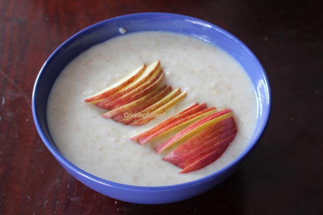 Fresh fruit porridge - Cooking at Mayflower