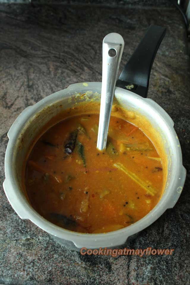 pressure cooker sambar